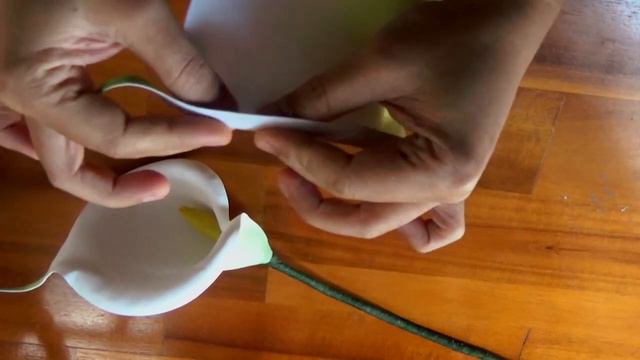 [FREE template] How to make paper Calla Lily flower, so easy and realistic смотреть онлайн
