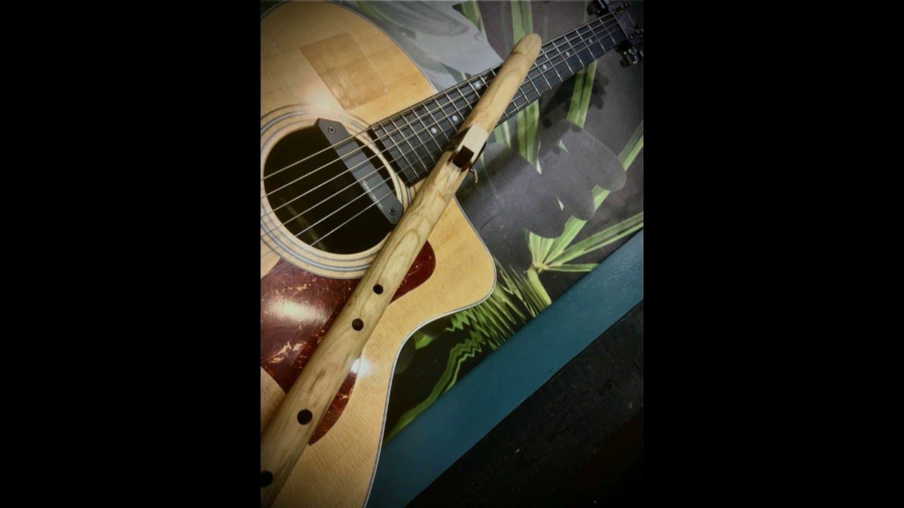 Acoustic Guitar and Custom Ethnic Flute Pimak Improvisation смотреть онлайн