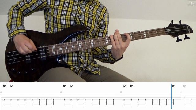 Rammstein - Du Hast | Bass Tabs Tutorial смотреть онлайн