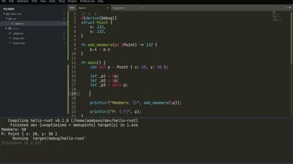 7. Structs | Rust Programming language tutorial