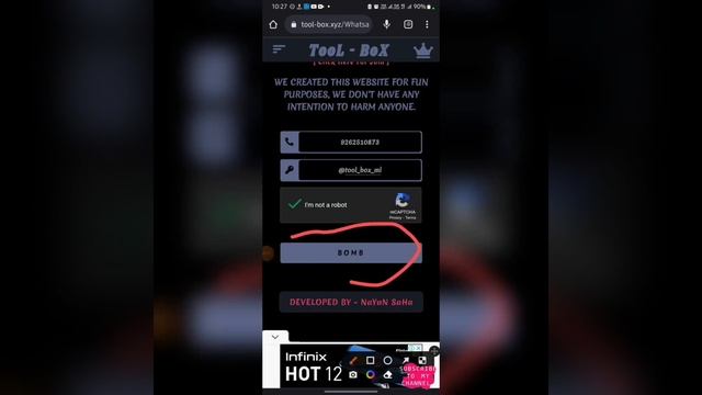 Whatsapp Bomber | Call Bomber | Sms Bomber | Make unlimited calls and messages with one click Prank смотреть онлайн