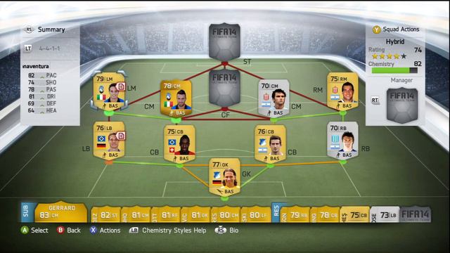 FIFA 14 - HYBRID SQUAD BUILDER - 7.5K Budget Starter Squad смотреть онлайн
