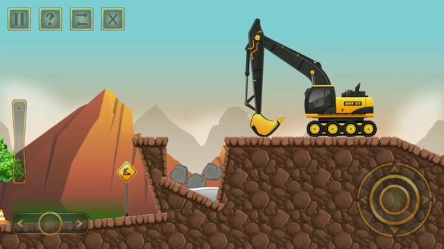 Construction City 2 Game #2 - JCB Mountains Driving Stunts Levels 11 & 15 - Android iOS Gameplay смотреть онлайн