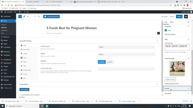 1️⃣ Nutritionist Website Design - Elementor Tutorial For Beginners ( OceanWP Premium Template) смотреть онлайн