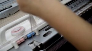 Панчлейс (ложный ажур) на вязальной машине Brother Punchlace (false openwork) on a knitting machine