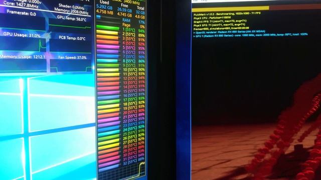 PhysX Benchmark on threadripper 1950x смотреть онлайн