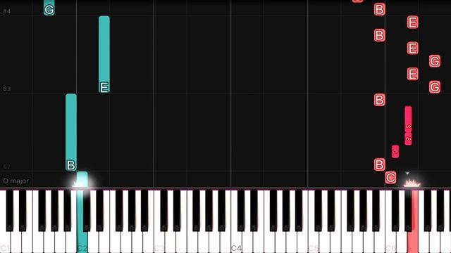 SPOOKY SCARY SKELETONS | EASY Piano Tutorial смотреть онлайн