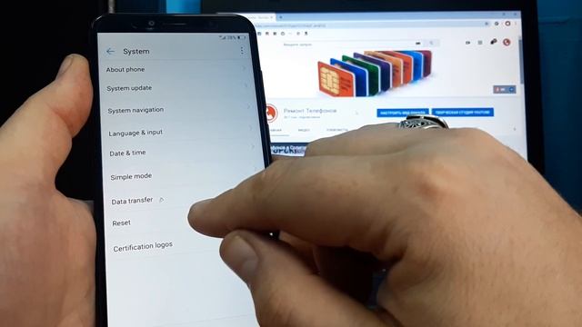 Сброс Google аккаунта Y6 Prime 2018 Huawei FRP апрель 2020г смотреть онлайн