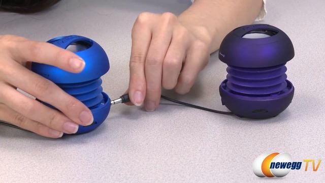 Newegg TV: XMI Orange 3.5mm Capsule Speaker X-Mini II Product Tour смотреть онлайн
