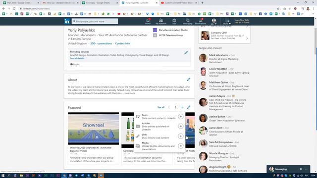 Как добавить видео в свой профиль на Linkedin (Март 2020) смотреть онлайн
