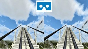 Roller Coaster 28 3D SBS VR box Американские Горки для VR очков видео