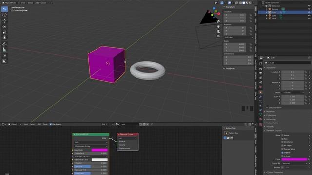 Blender tutorial: Display material colors in viewport "solid mode" смотреть онлайн