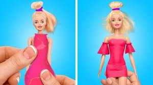 ПРОСТЫЕ ПОДЕЛКИ для КУКОЛ || Удивительные превращения кукол