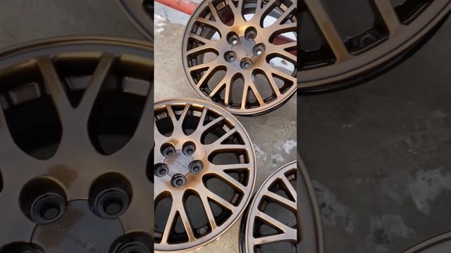 Покраска дисков цвет бомба? Бронза Глянец смотреть онлайн