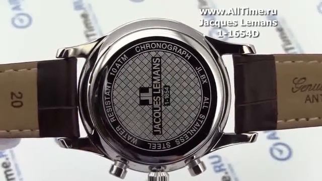 Обзор. Мужские наручные часы Jacques Lemans 1-1654D смотреть онлайн