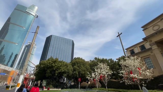 「4K」Walk Around Shanghai Jing 'an Temple Business District｜Shanghai Walk｜China 4K