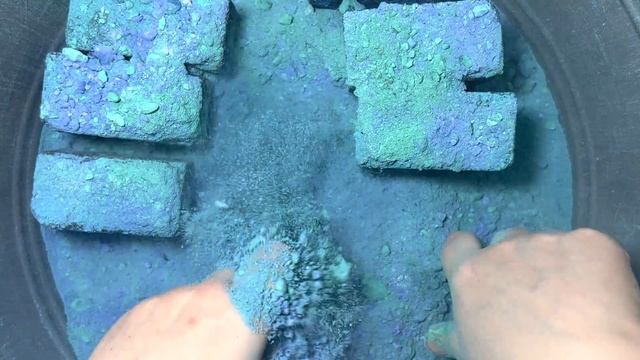 12 Mystic Vibes Dyed Soft Blocks | Oddly Satisfying | ASMR | Sleep Aid смотреть онлайн
