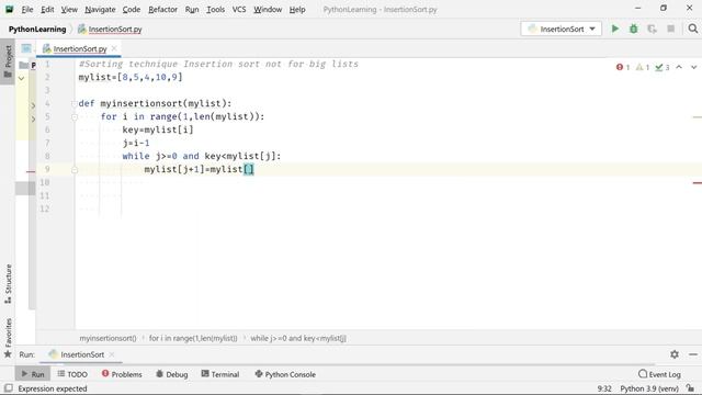 Insertion Sort in Python: Most Detailed Lecture on YouTube (Sorting Lec 2) смотреть онлайн