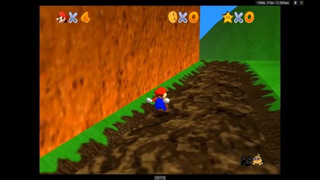 Mario 64 on Nvidia Shield Tablet with High Resolution Textures смотреть онлайн