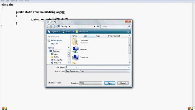 Start with java,print "Hello World" using notepad... смотреть онлайн