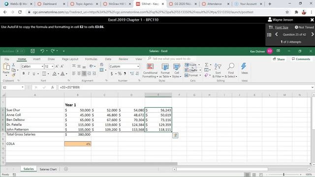 Excel 2019 Ch 1 Post test смотреть онлайн