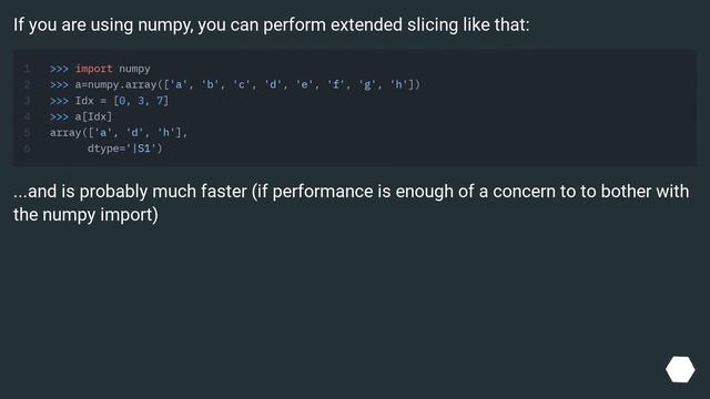 In Python, how do I index a list with another list? смотреть онлайн