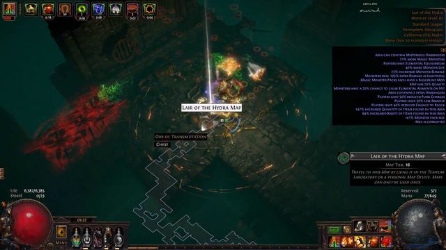 [Path of Exile] 3.8 - Starforge Cyclone Slayer - Lair of the Hydra (T16) смотреть онлайн