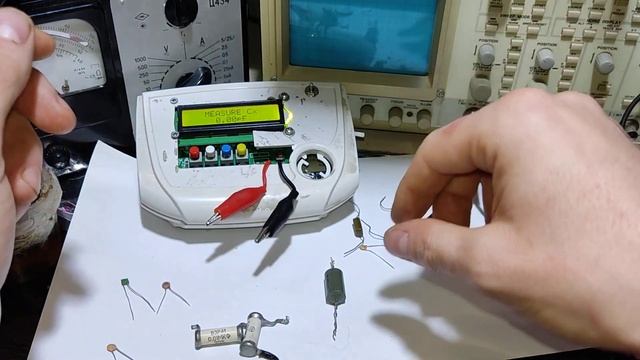 LC-100A измеритель ёмкости и индуктивности. Доработанный мною. смотреть онлайн