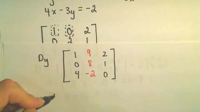 Cramer's Rule to Solve a System of 3 Linear Equations - Example 1 смотреть онлайн