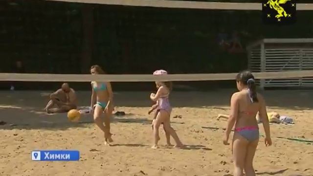 Химкинский пляж преобразился к лету и бьет все рекорды посещаемости смотреть онлайн