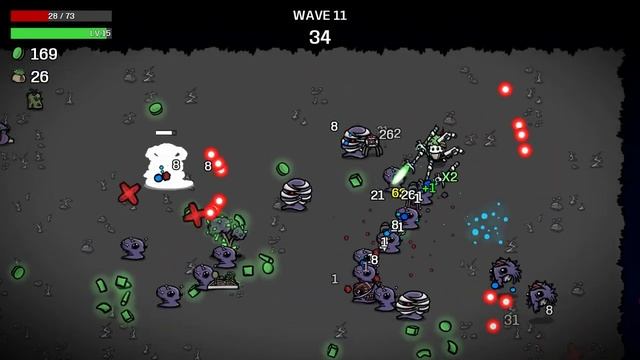 HARVESTING HEARTS for RICHES with the DEMON in Brotato смотреть онлайн