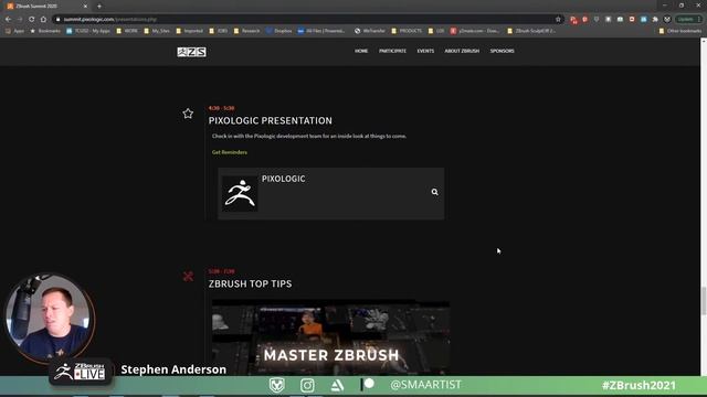 Create A 3D Scene From A Sketch #withme ! - Stephen Anderson - ZBrush 2021