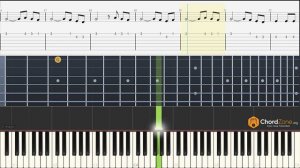 Space Song | Beach House Guitar Tabs and Piano Notes - Tutorial - Easy Fingerstyle Lesson