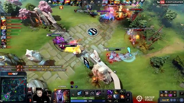SPIRIT vs TSM - EPIC DEFENSE!! TI11 The International 2022 Group Stage смотреть онлайн