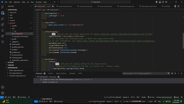 how to solve build.gradle error in flutter? Android? properties & Gradle exception flutter error? смотреть онлайн