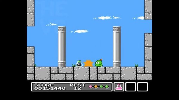 Mr Gimmick! NO DAMAGE прохождение игры на денди (Dendy, Nes, 8 bit)