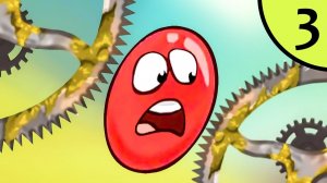 Несносный КРАСНЫЙ ШАР спасает деревню #3. Мультик ИГРА Red Ball Evolved на Игрули TV