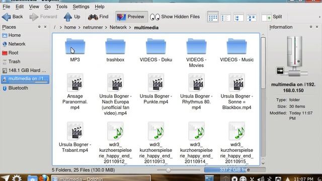Netrunner 4.2: Add Windows Share/NAS storage with Samba Mounter смотреть онлайн