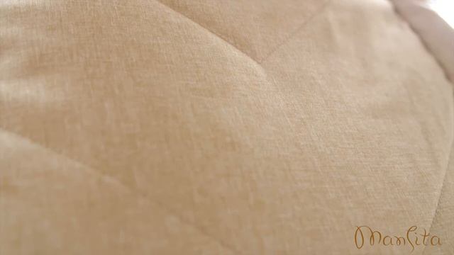 Меховой конверт Mansita Toscana, бежевый меланж смотреть онлайн