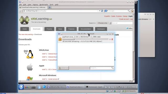 exelearnig en debian wheezy kde смотреть онлайн