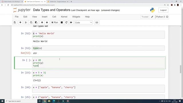 Python Variables and Data Types смотреть онлайн