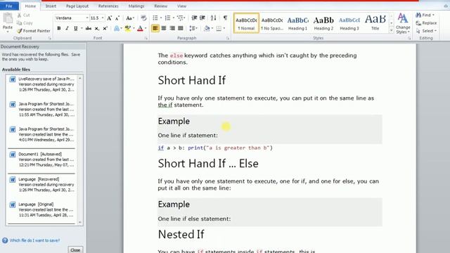 If-else Statement in Python смотреть онлайн