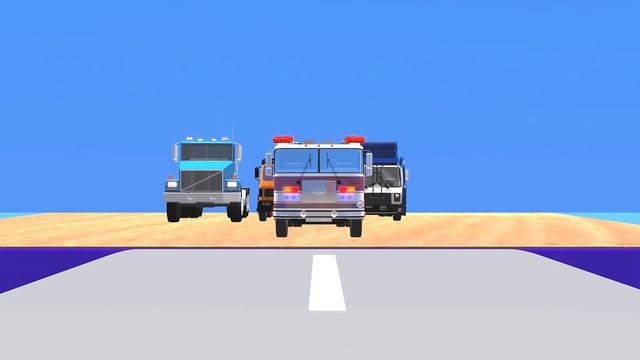 Car, Truck, Fire Engine, Milk Tank, Dump Truck Don't Choose The Wrong Mystery Balloon Matching Game смотреть онлайн