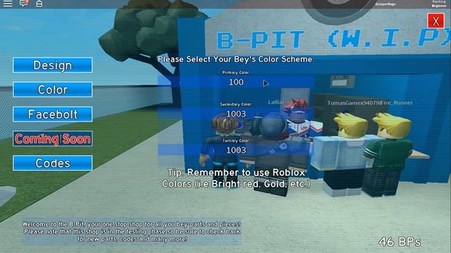 ROBLOX- BEYBLADE HOW TO CHANGE COLORS смотреть онлайн