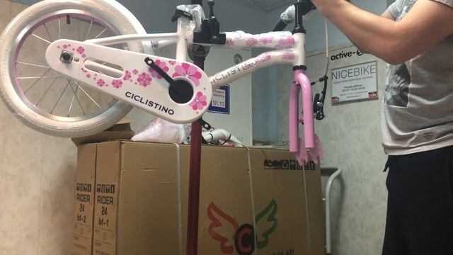 Детский велосипед Ciclistino Rider 16 (2019) bb-2 - Обзор и распаковка смотреть онлайн