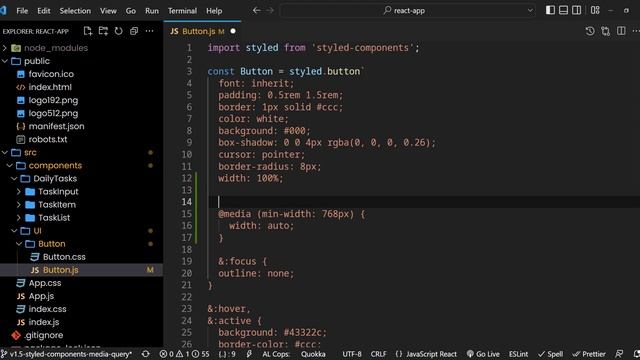 ReactJS - Styled Component and Media query || Responsive web page || Hindi || Coding Scenes смотреть онлайн