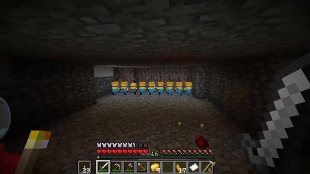 Minecraft but Minions beats the game for me смотреть онлайн