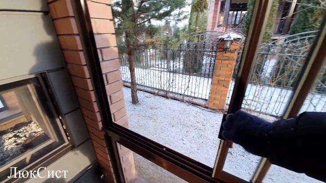 Беседка с направляющими, выполненными заподлицо с полом смотреть онлайн