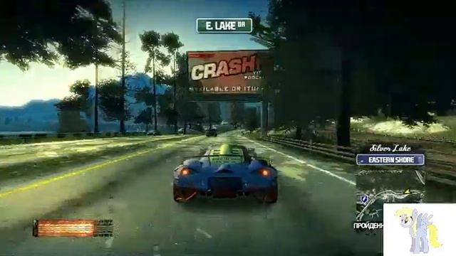 Изучаем окрестности Burnout Paradise ! смотреть онлайн