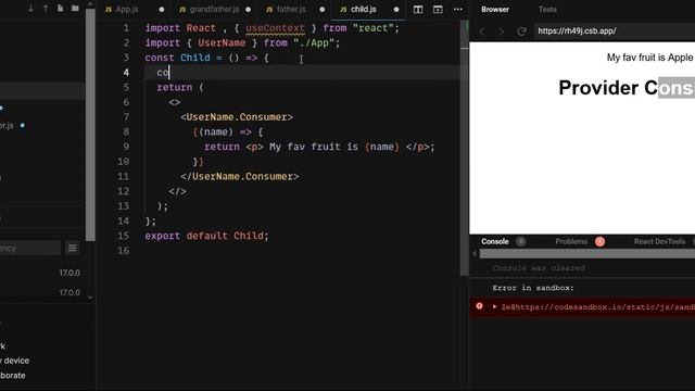 useContext hook in react js with example смотреть онлайн